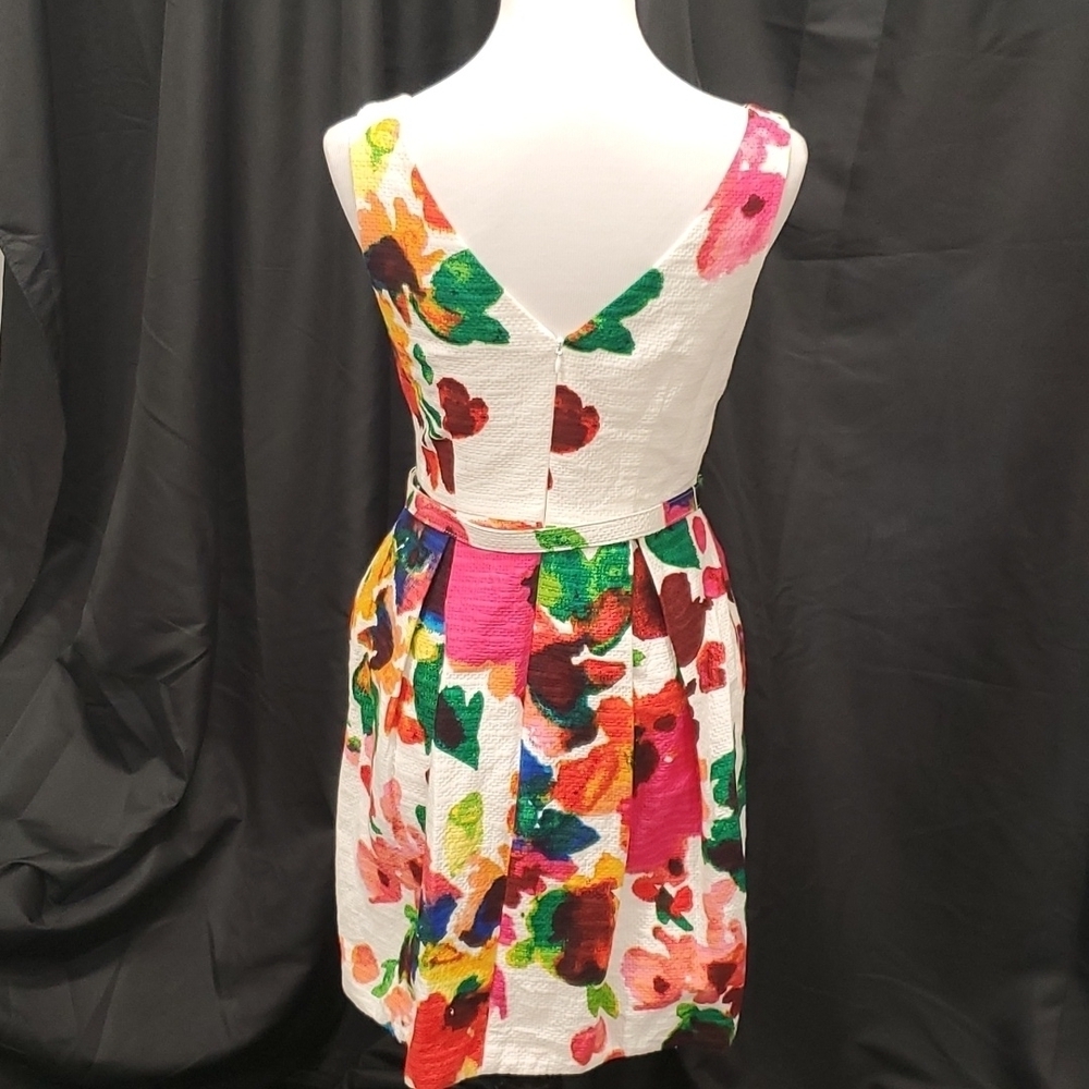 Eliza J Textured Midi Dress SZ 6 - Picture 4 of 8